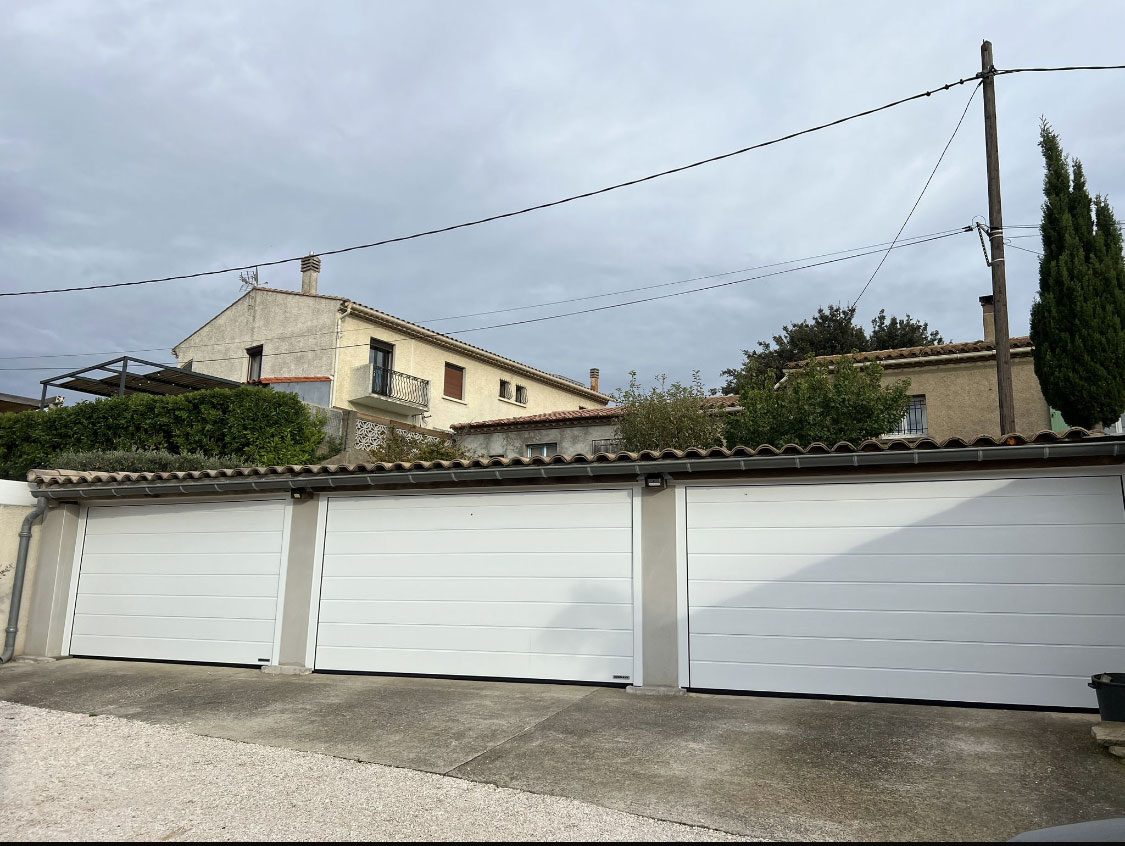 3 portes de garages Hormann posées par Columbeau alu